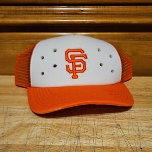 New! San Francisco SF Giants Youth Kids Charm Orange White Hat